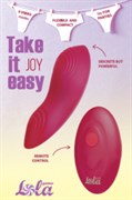 Lola Games ПЕРЕЗАРЯЖАЕМЫЙ ВИБРАТОР В ТРУСИКИ TAKE IT EASY JOY - фото 26730